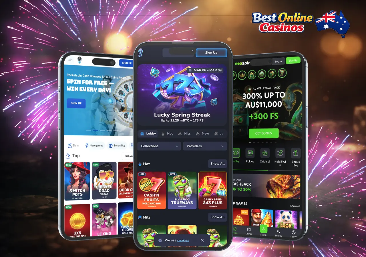 Top online casinos in Australia with bonuses and popular games